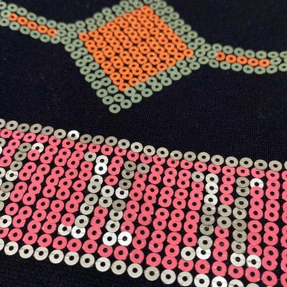 Francescas Blue Rain Sequin Mini Skirt Disco Womens Small Zip Party Club Baddie - Picture 2 of 9